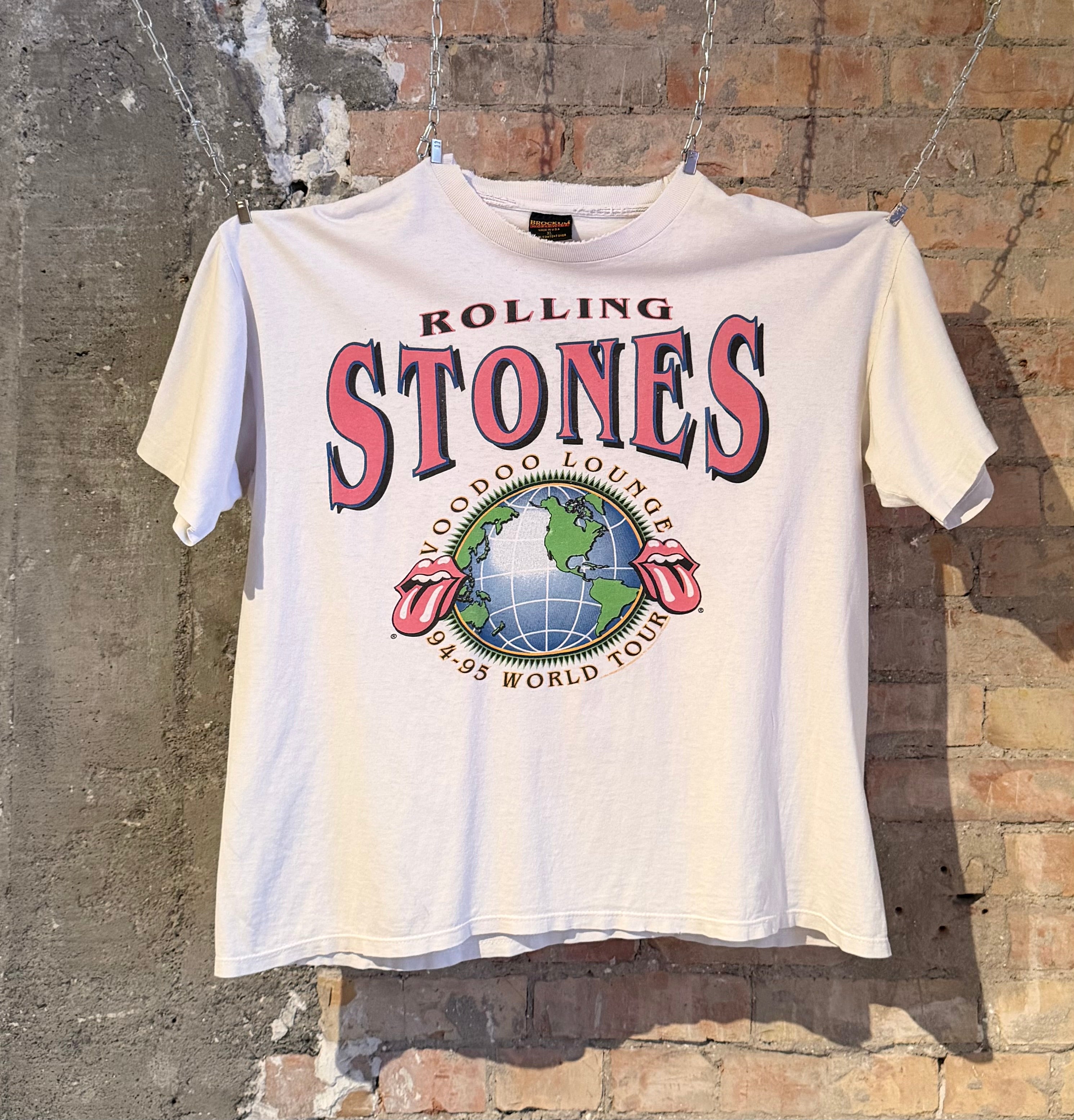Rolling Stones Voodoo Lounge Tour Tee
Brockum tag 1994–1995