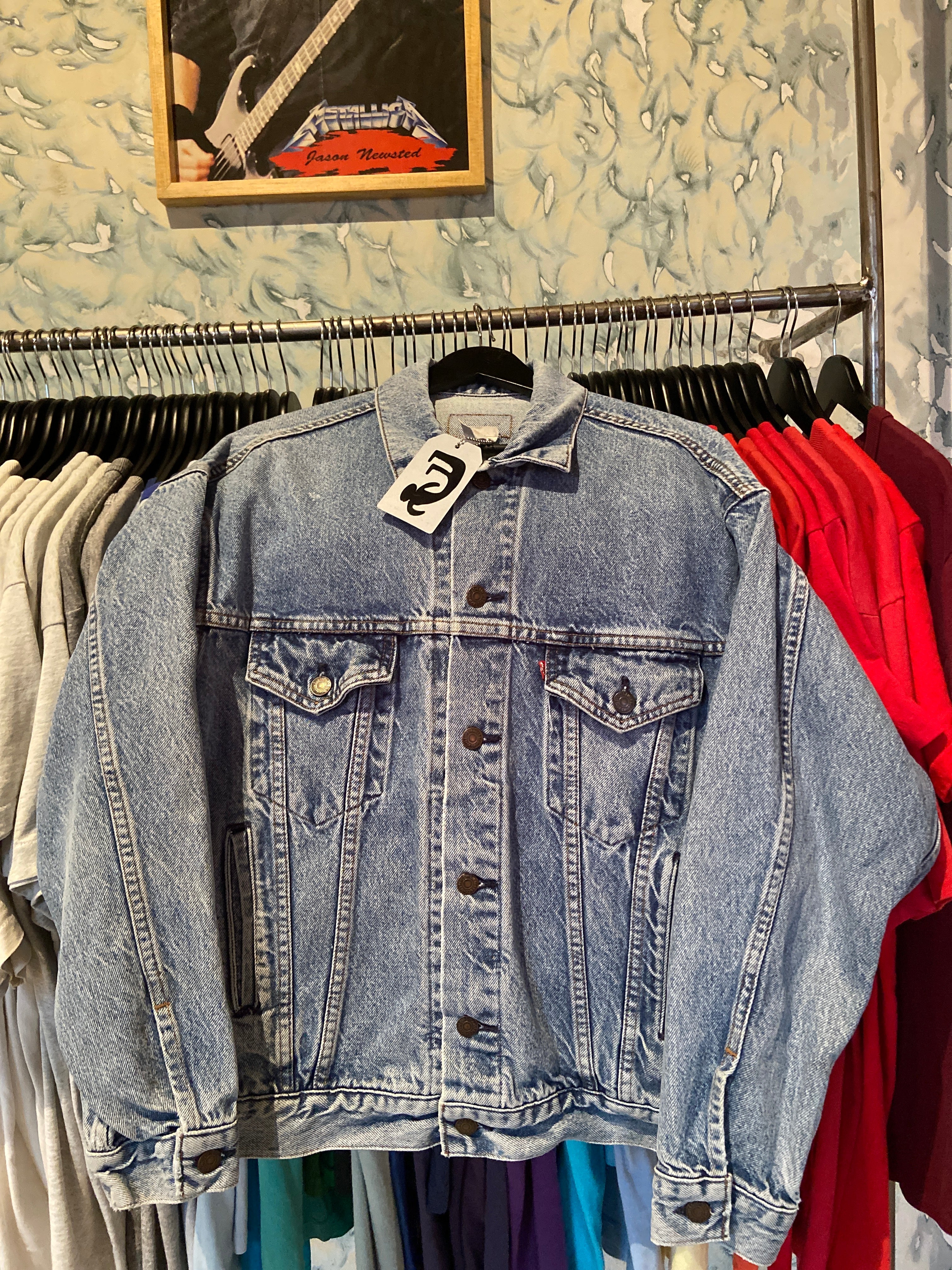 Levis denim lined work jacket 1994
