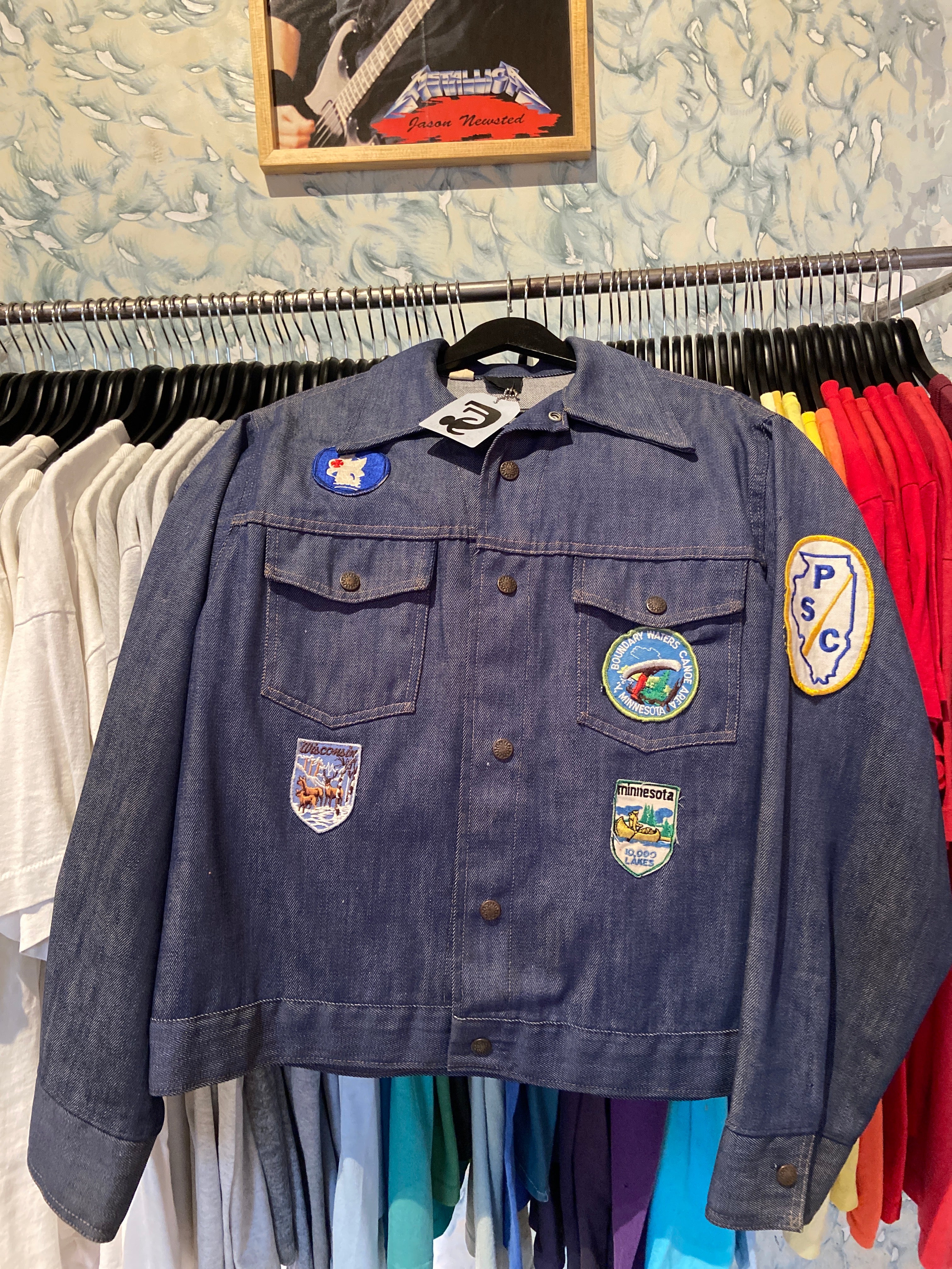 Denim patch jacket 1980