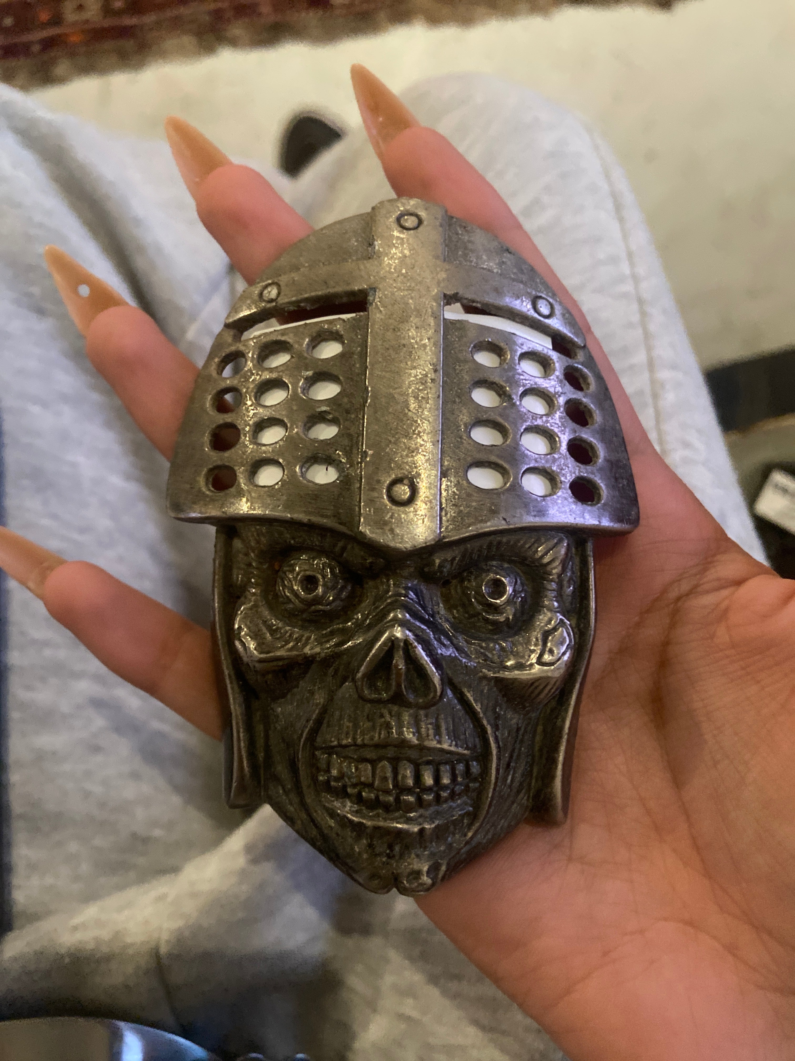 Gladiator Skull VTG 1990s Buckle