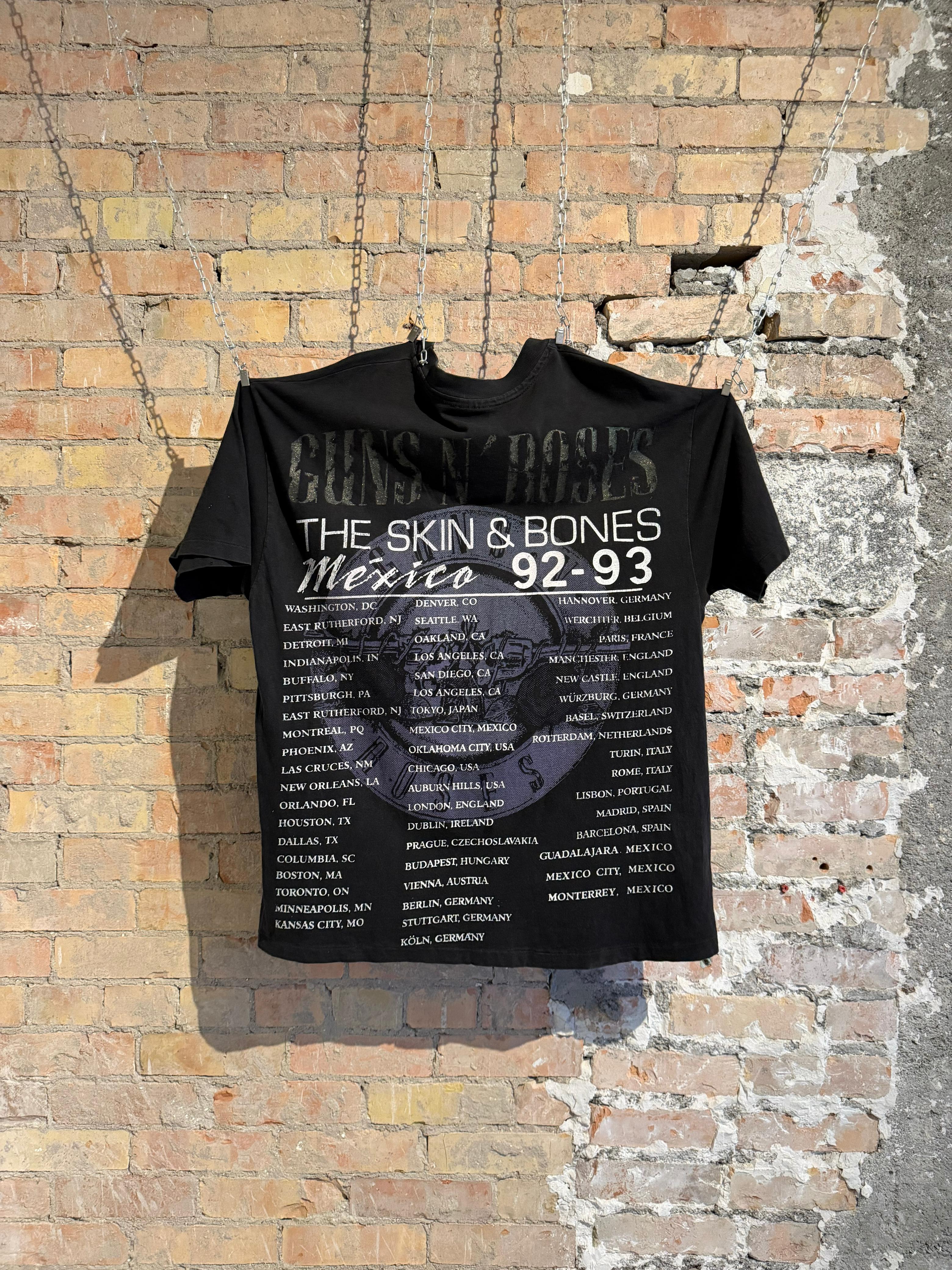 Guns N’ Roses pre peyote Mexican bootleg tee