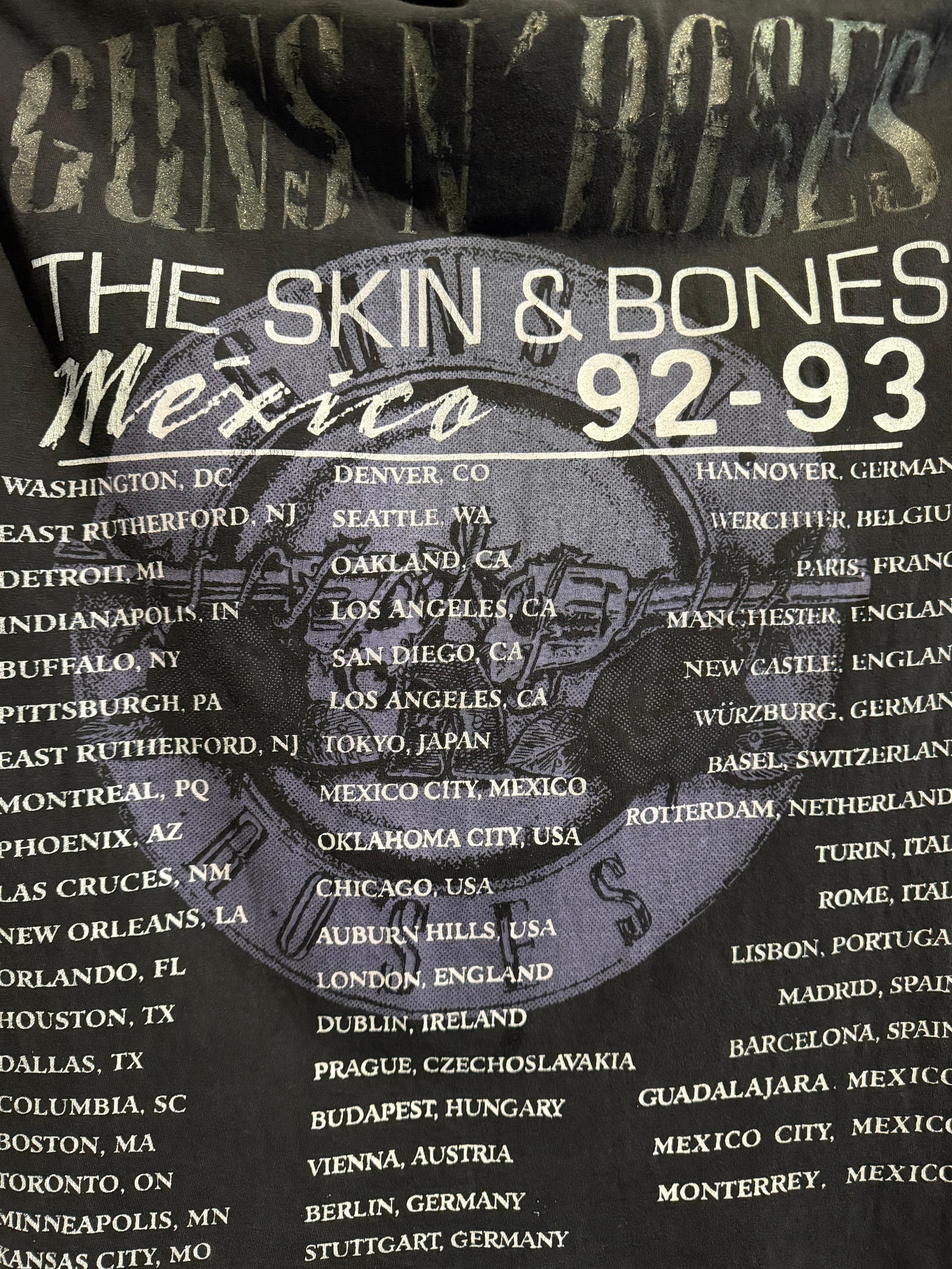 Guns N’ Roses pre peyote Mexican bootleg tee