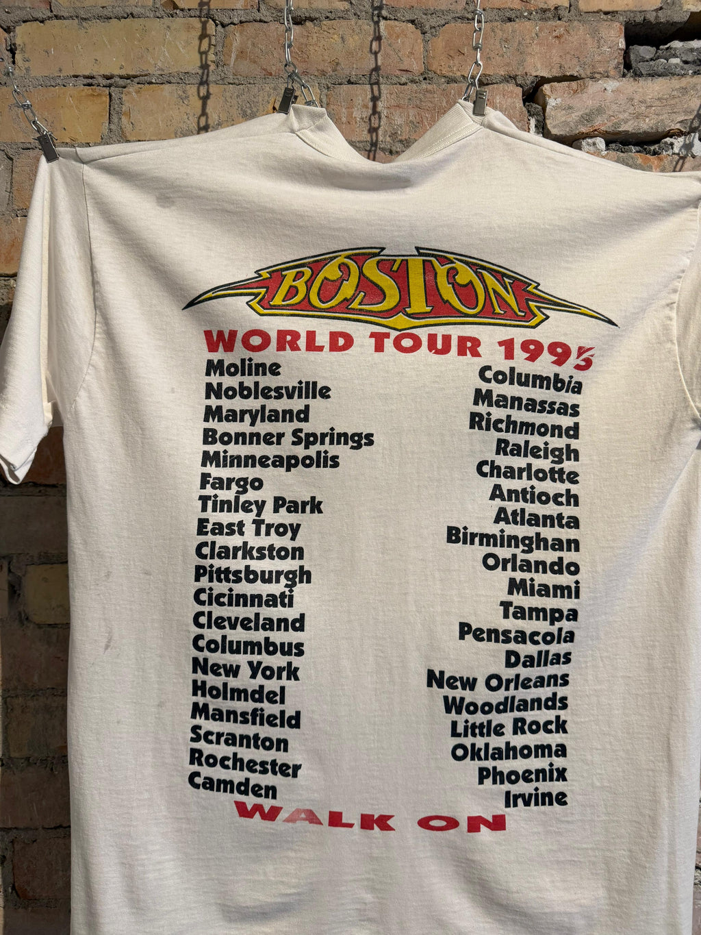 90s Boston Tour tee