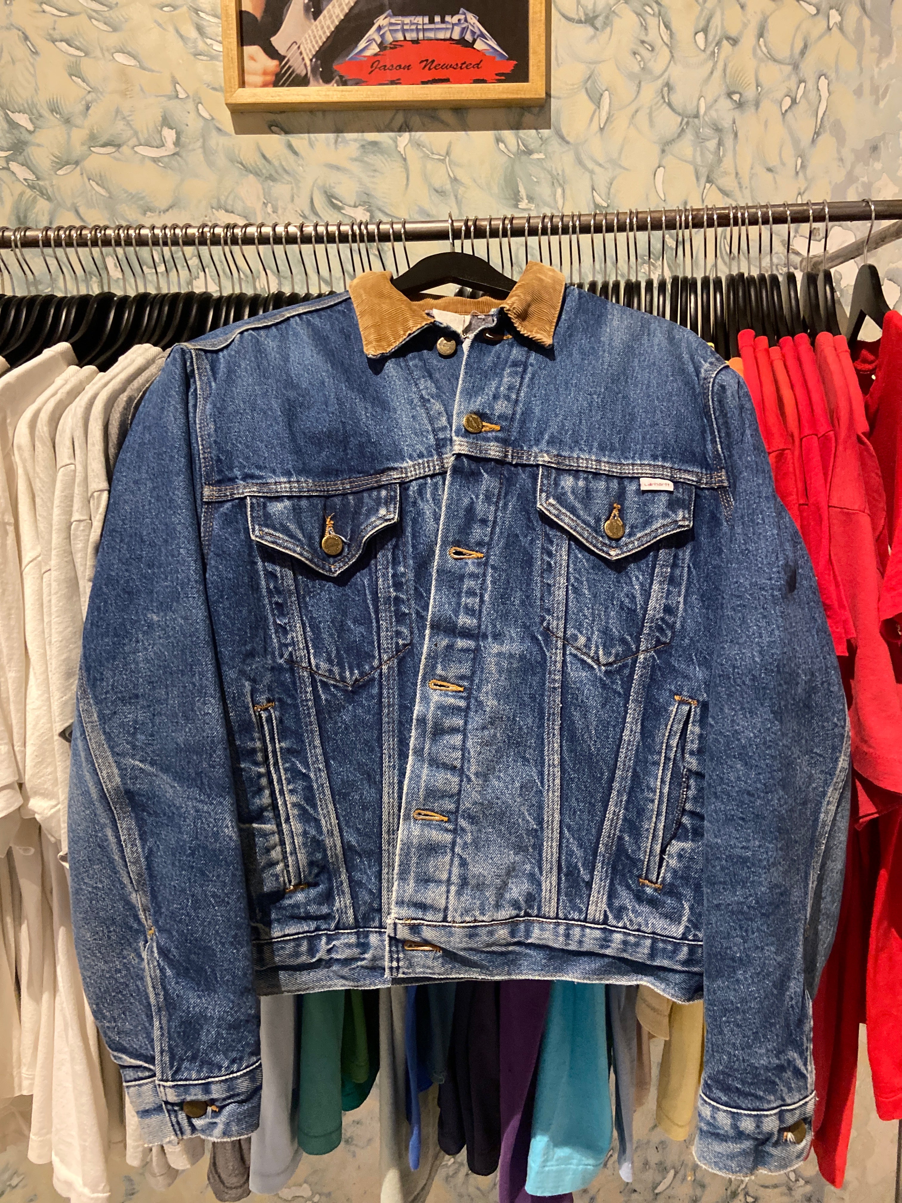 Carhartt denim lined jacket 1989