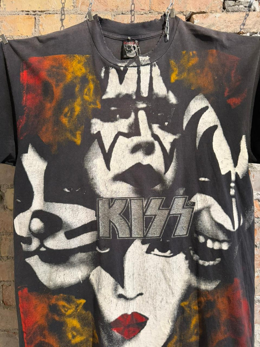 Kiss Rock and Death Bootleg Tee