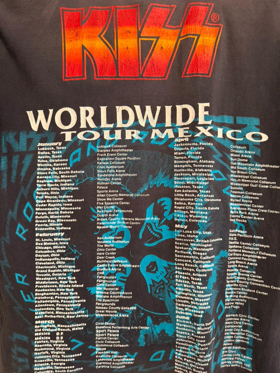 Kiss Rock and Death Bootleg Tee