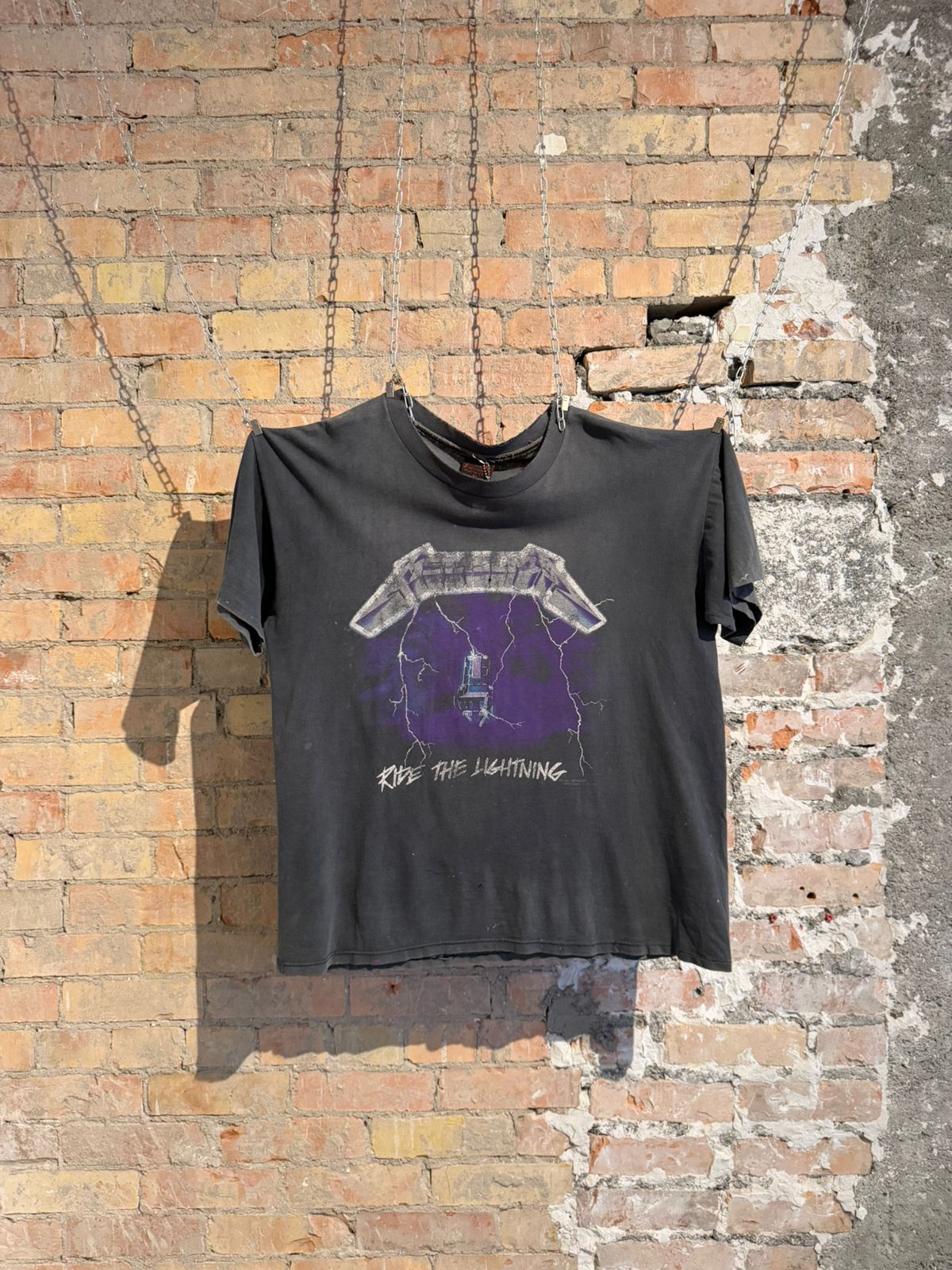 80s Metallica Ride the lighting tee