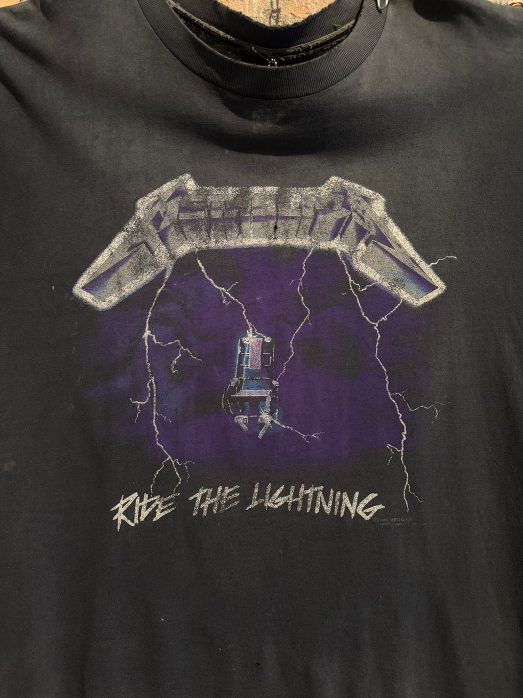 80s Metallica Ride the lighting tee