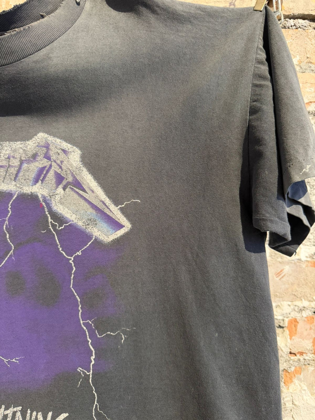 80s Metallica Ride the lighting tee