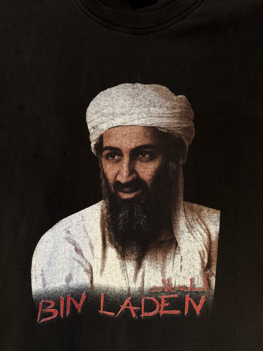Osama Bin Laden graphic tee 00s era