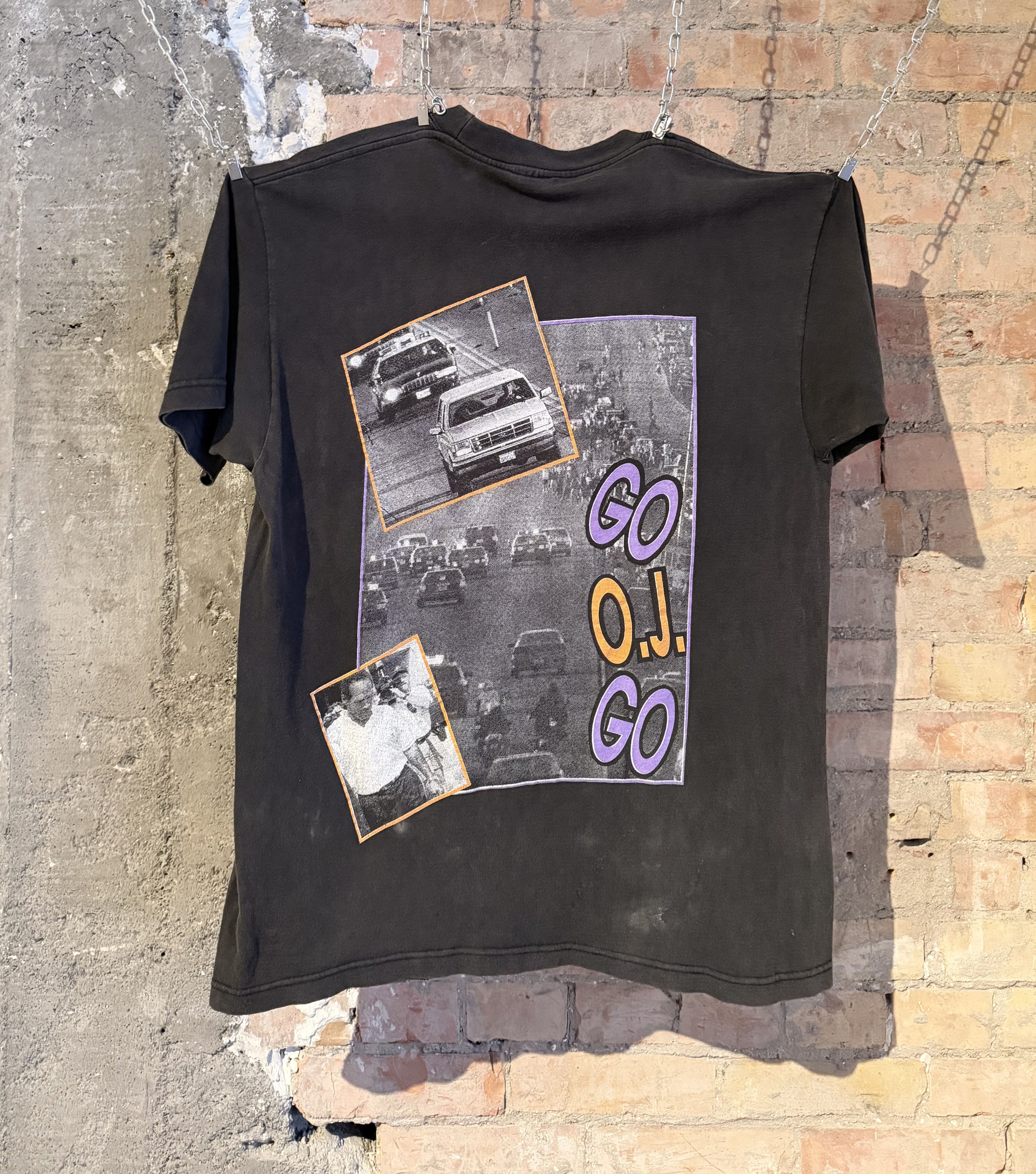 Pray for O.J. Graphic Tee
Single stitch era mid 90s