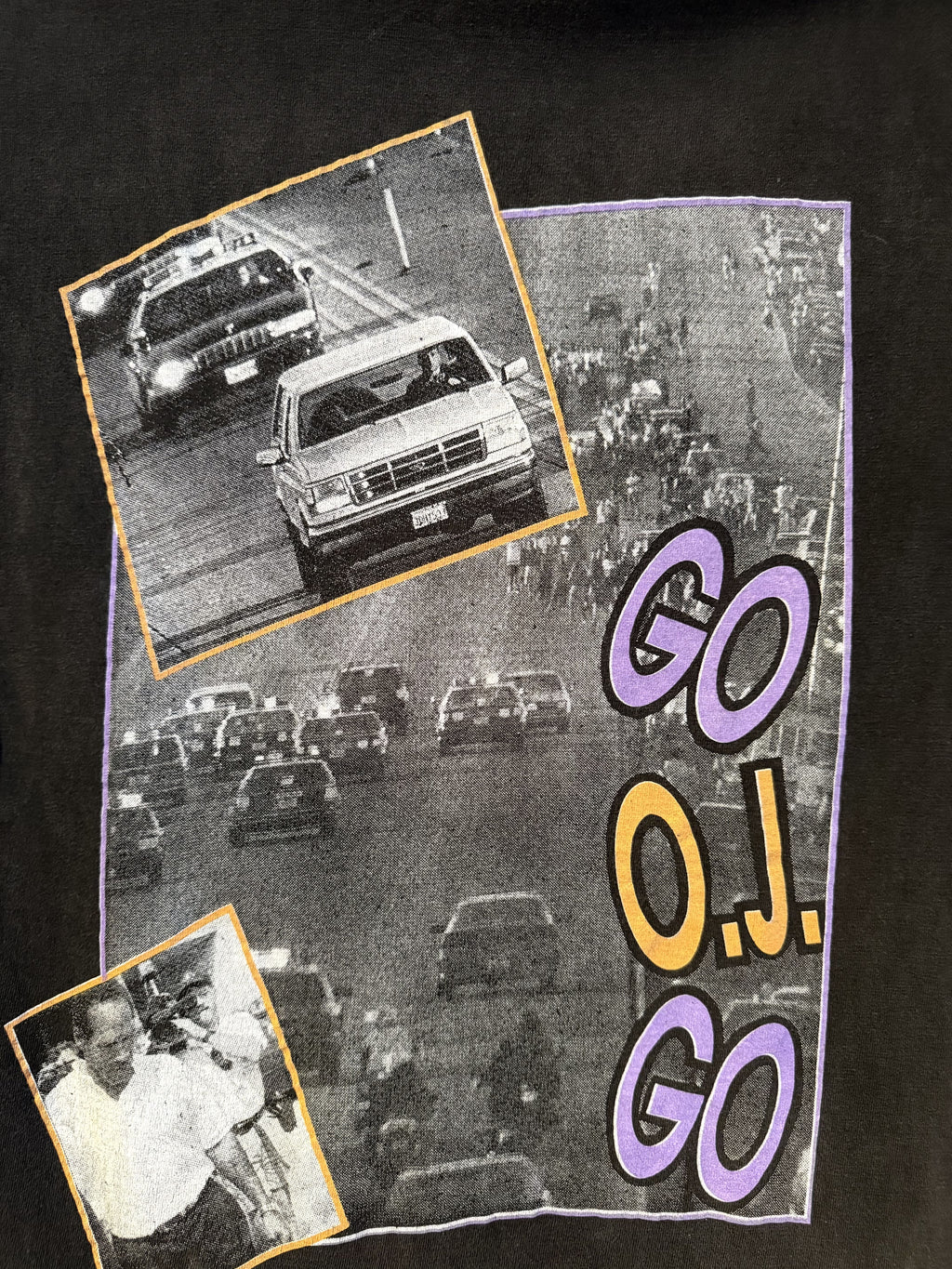 Pray for O.J. Graphic Tee
Single stitch era mid 90s