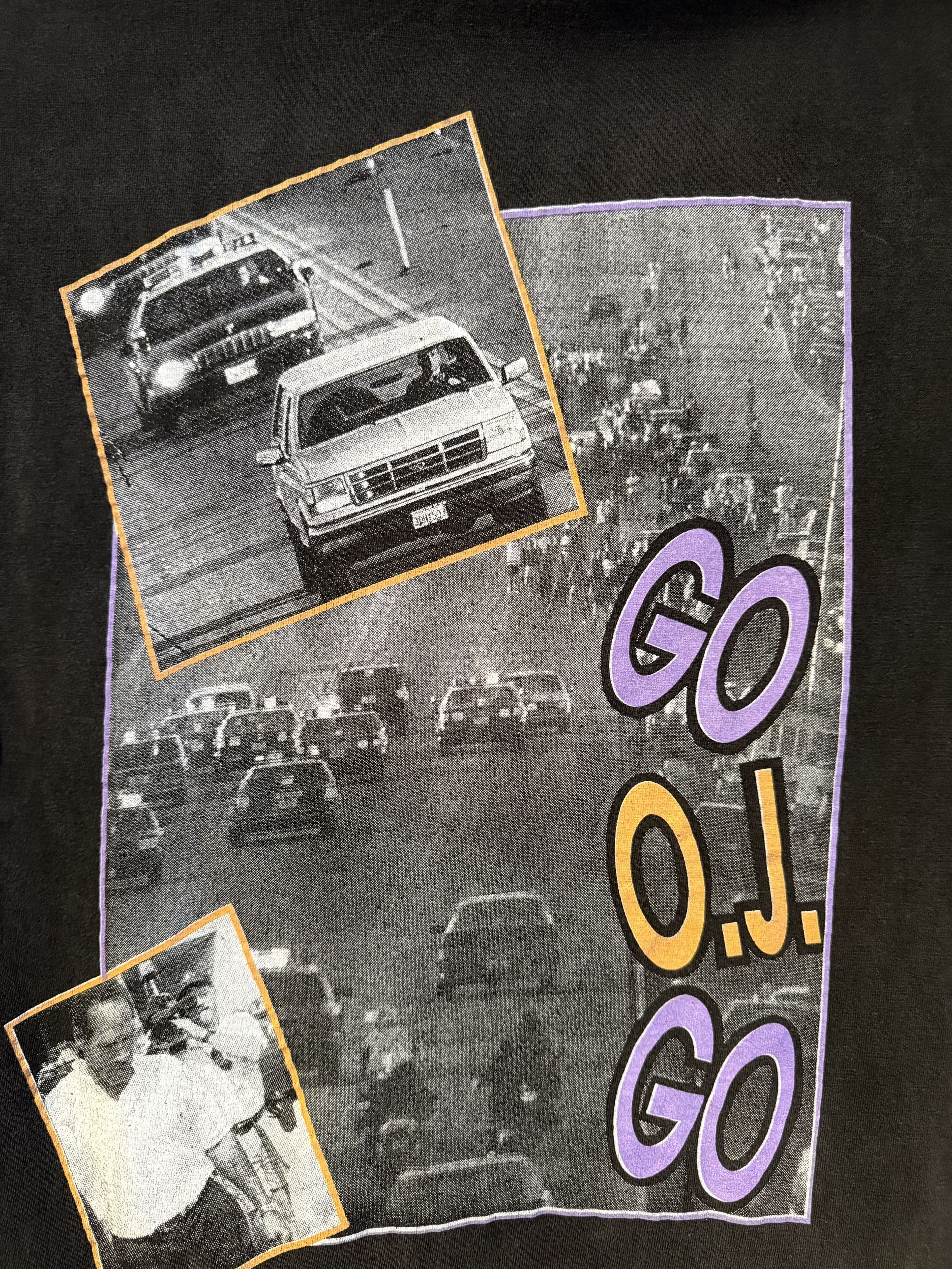 Pray for O.J. Graphic Tee
Single stitch era mid 90s