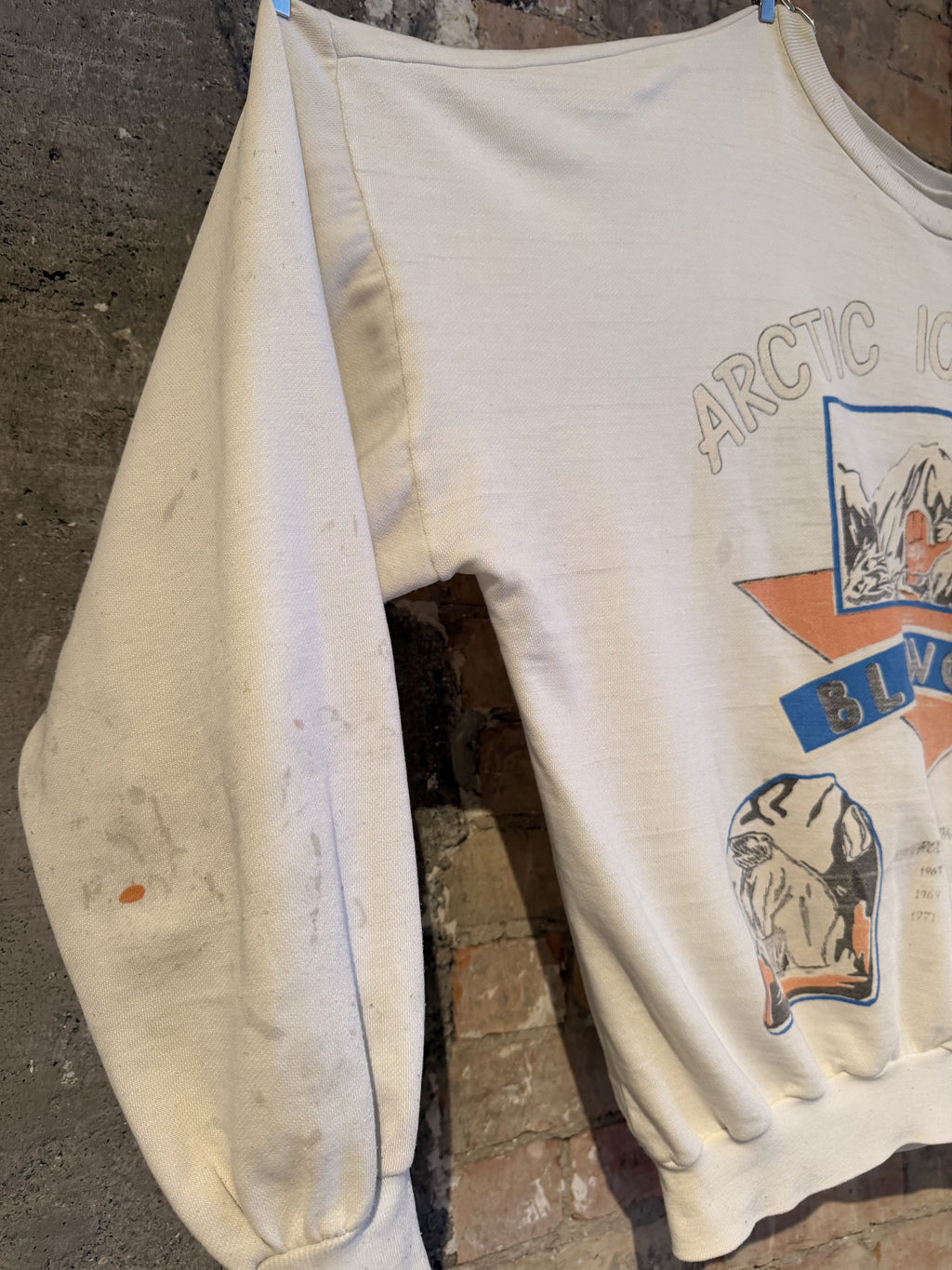 Arctic Ice Station Crewneck
Expedition graphic 80s era