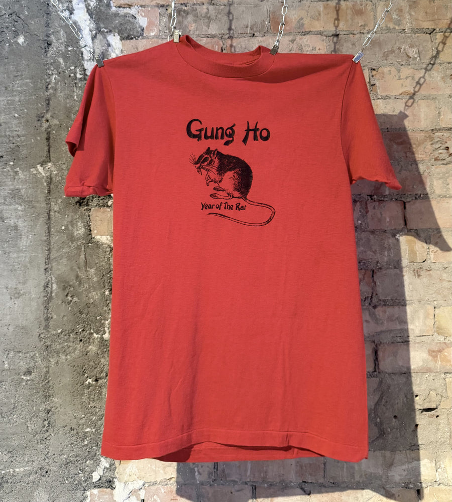 Gung Ho Year of the Rat Tee
Asian zodiac graphic 90s era
