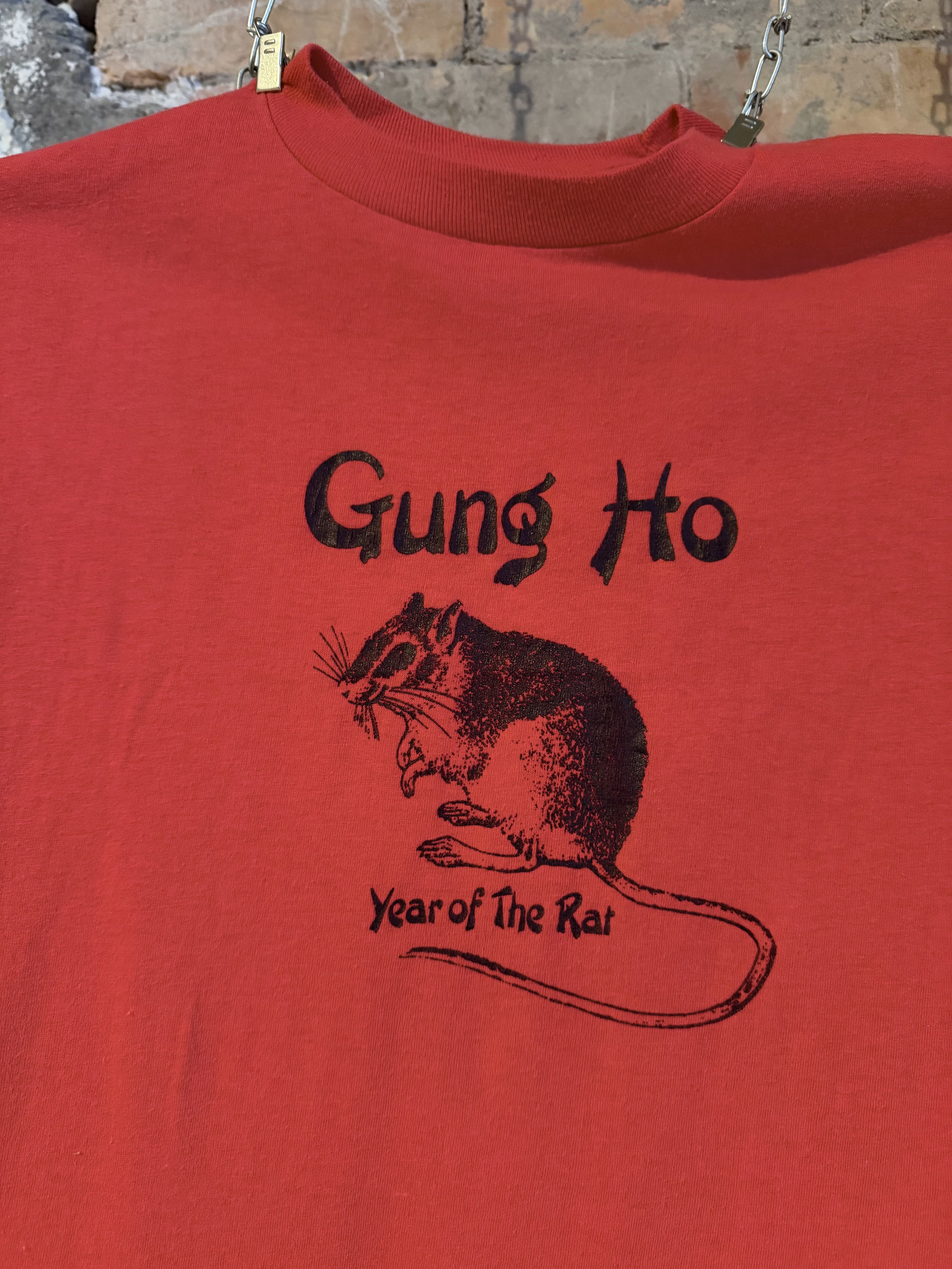 Gung Ho Year of the Rat Tee
Asian zodiac graphic 90s era