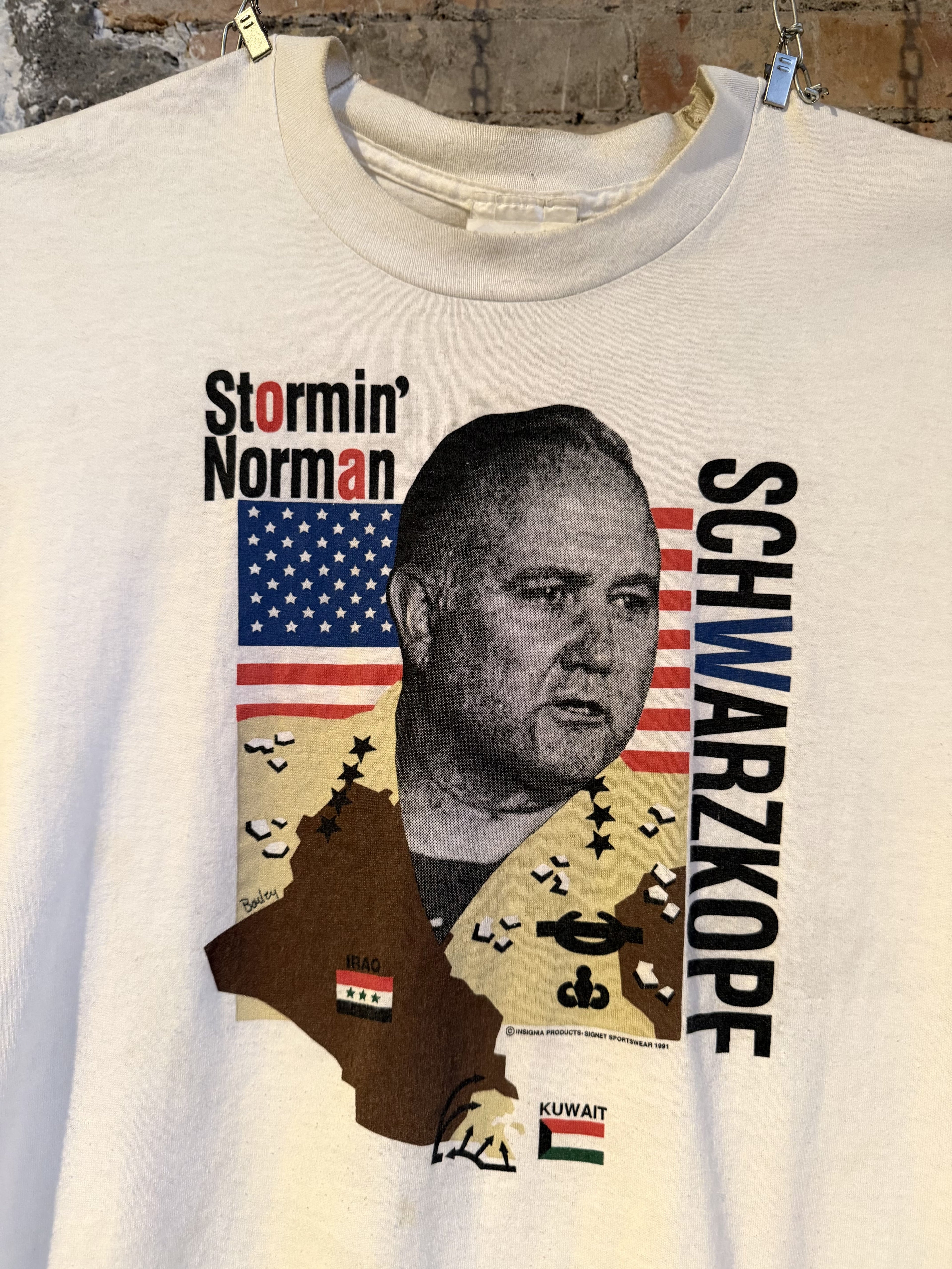 Stormin’ Norman Graphic Tee
Gulf War era · early 1990s