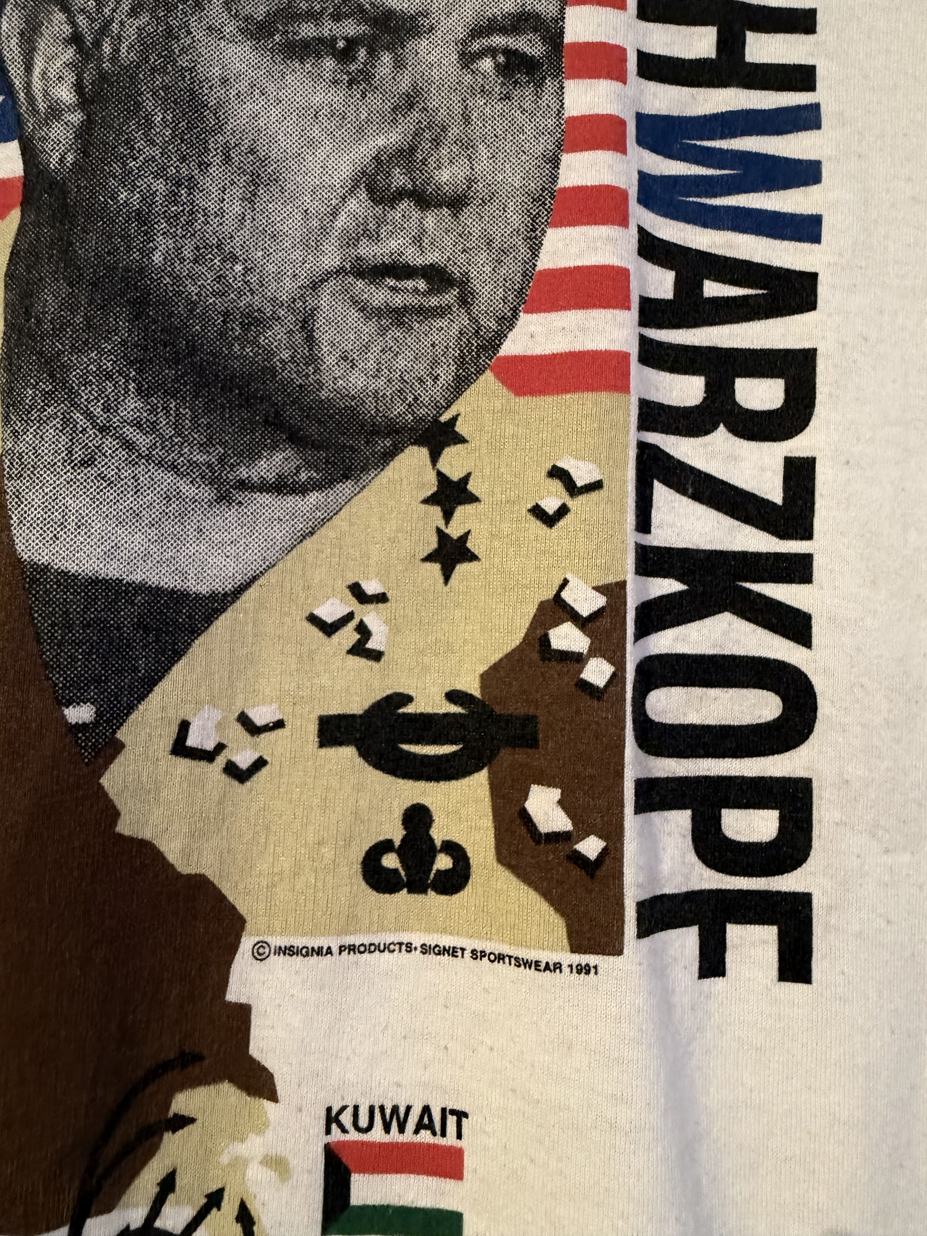 Stormin’ Norman Graphic Tee
Gulf War era · early 1990s