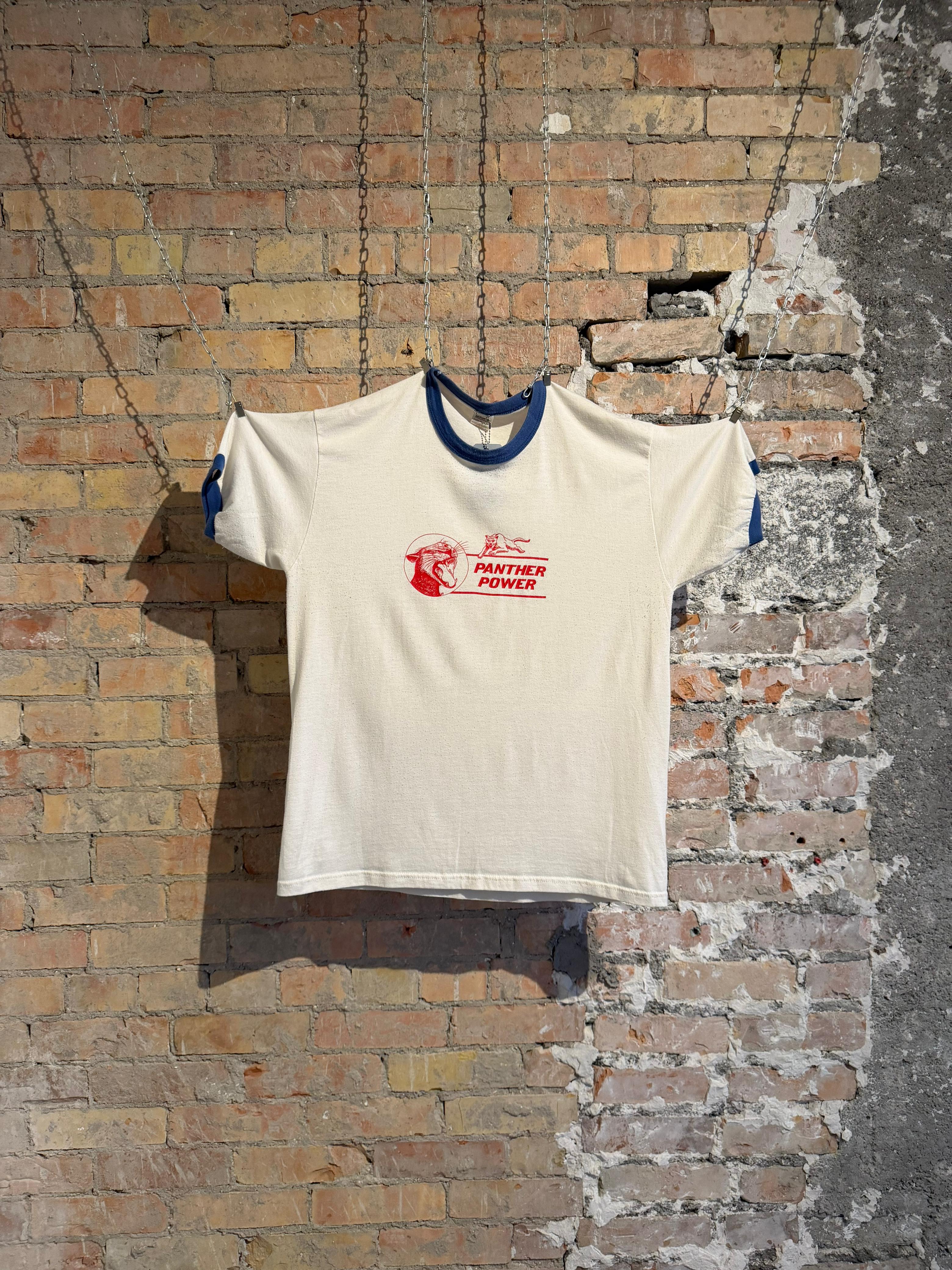 70s Panther Power Ringer Tee