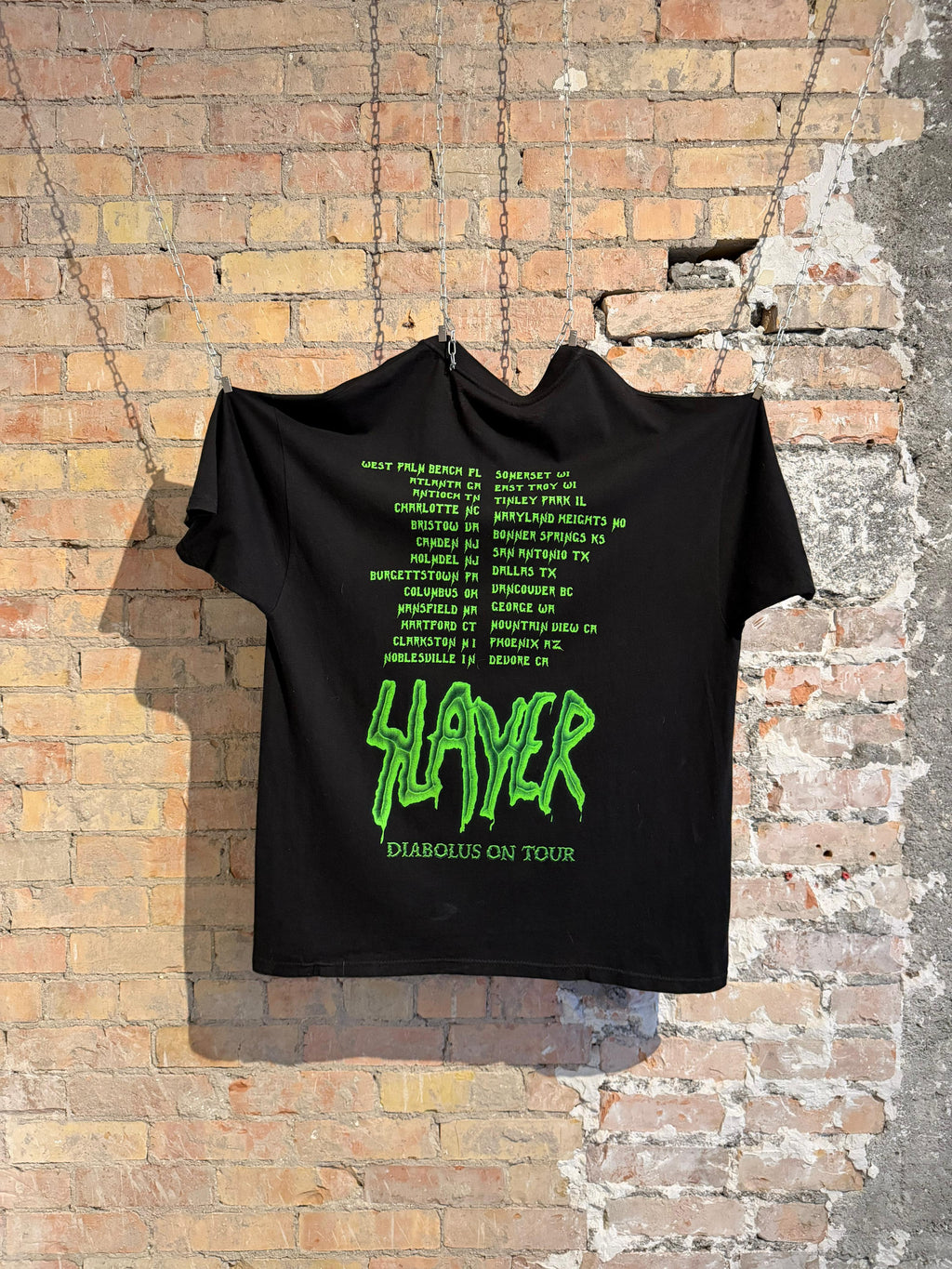 90s Slayer “Diabolus on Tour” tee